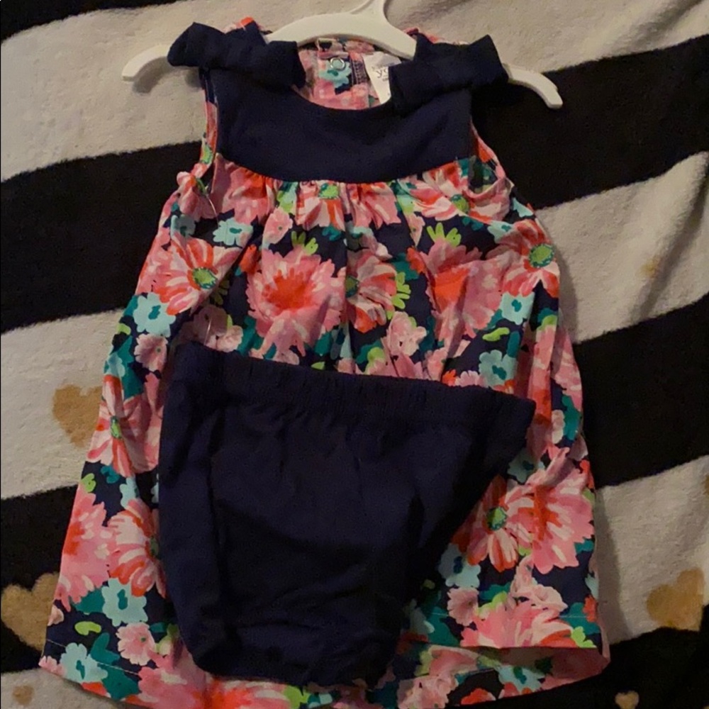Floral outfit 6 month